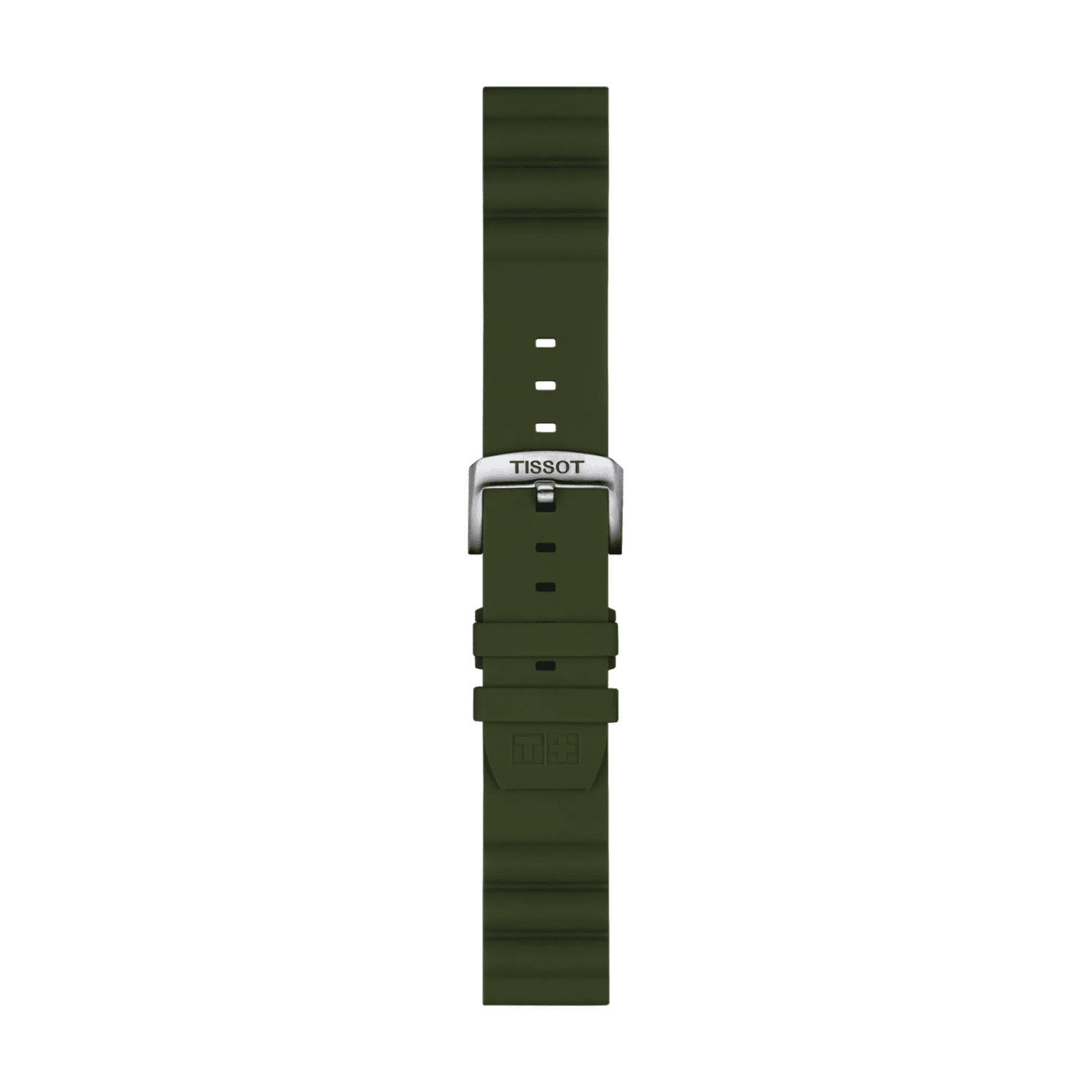 Tissot Haki Silikon Kayış Boynuz Aralığı 22 mm