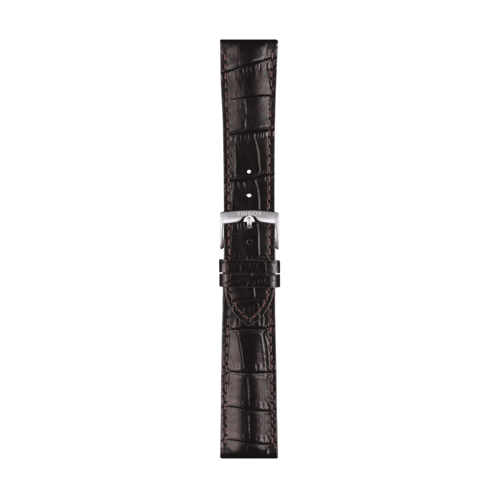 Tissot kahverengi deri kayış boynuz aralığı 22 mm