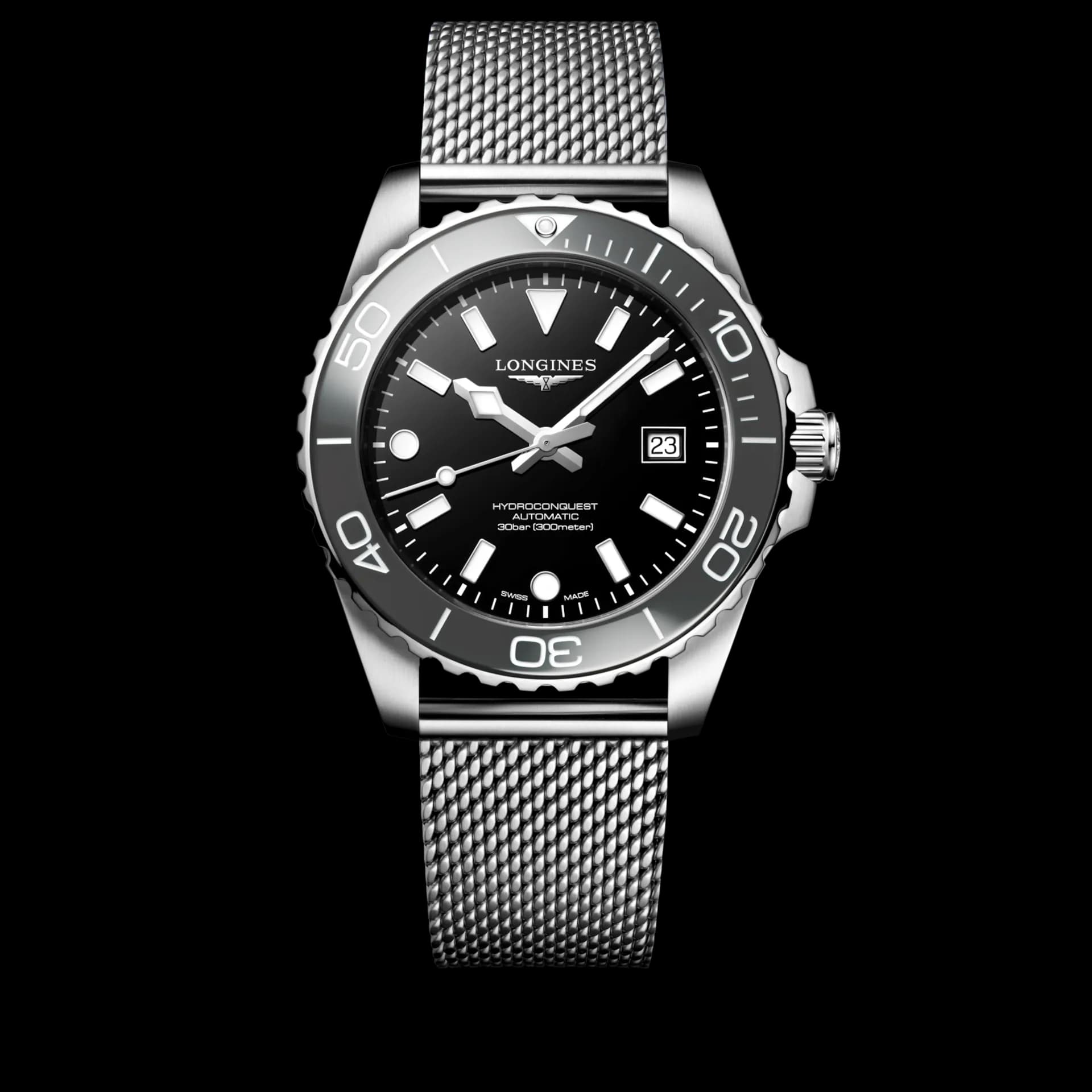 Longines HydroConquest 42 mm Siyah