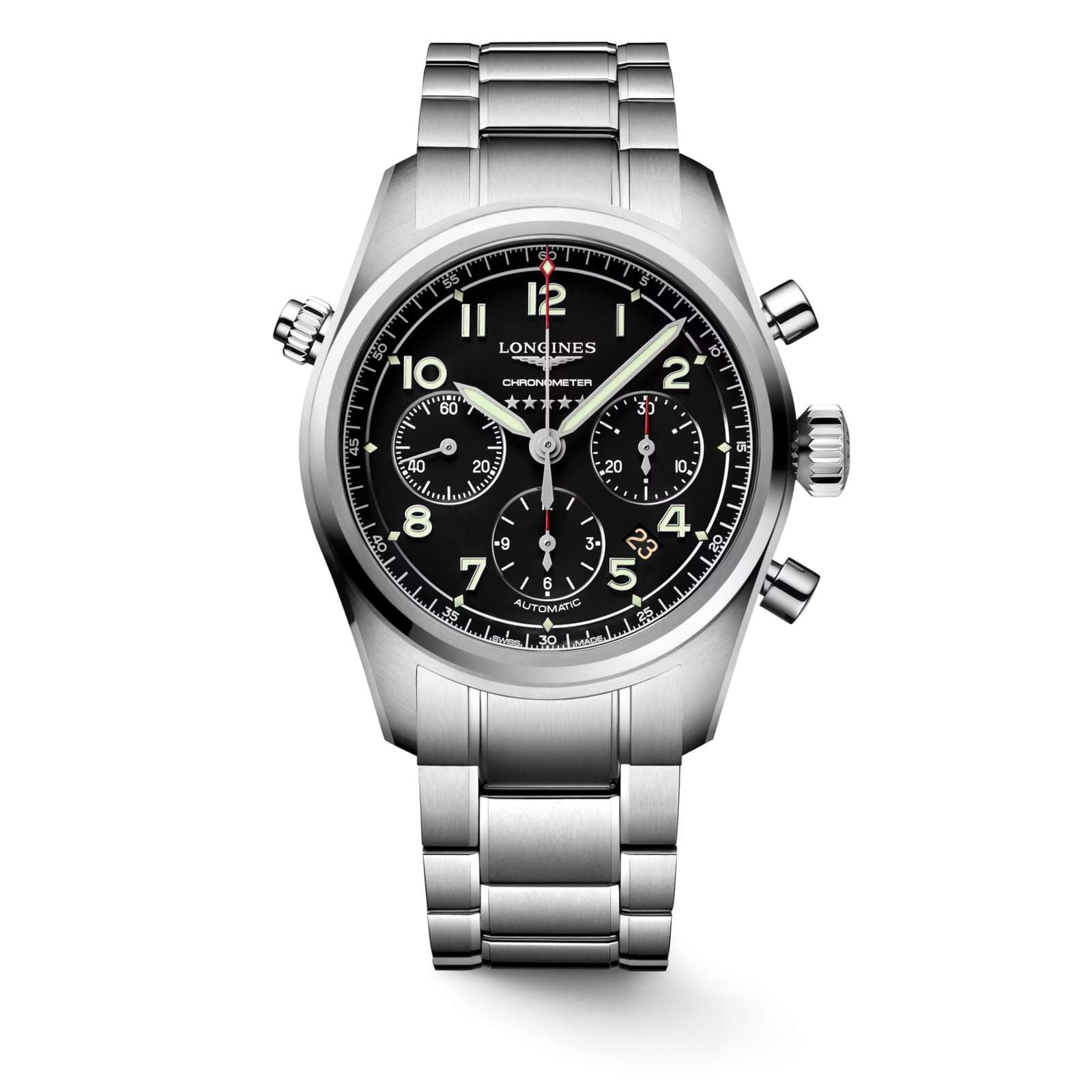 Longınes Spırıt Chronograph – Siyah Mat