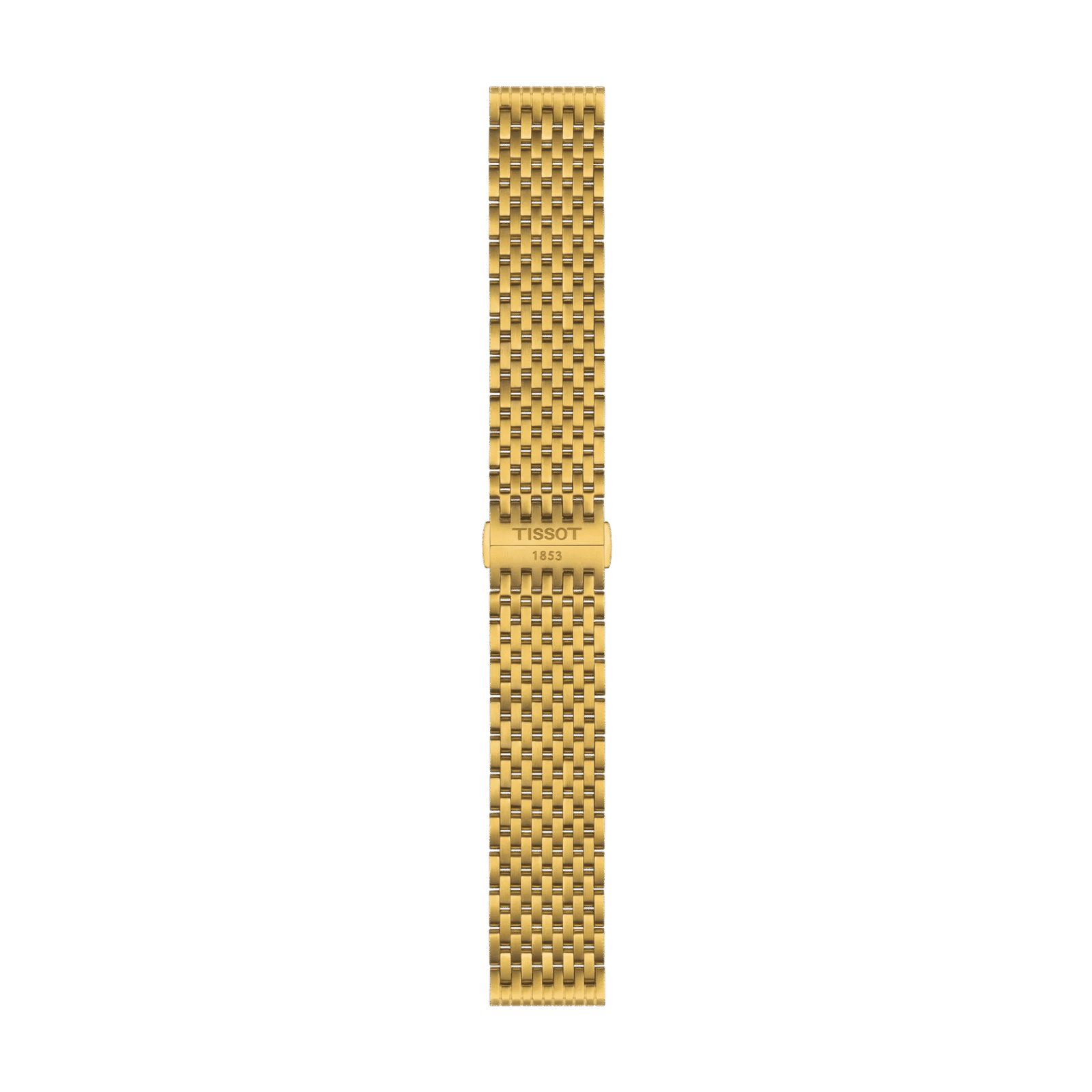 Tissot Sarı PVD Kaplamalı Paslanmaz Çelik Bilezik Boynuz Aralığı 20mm