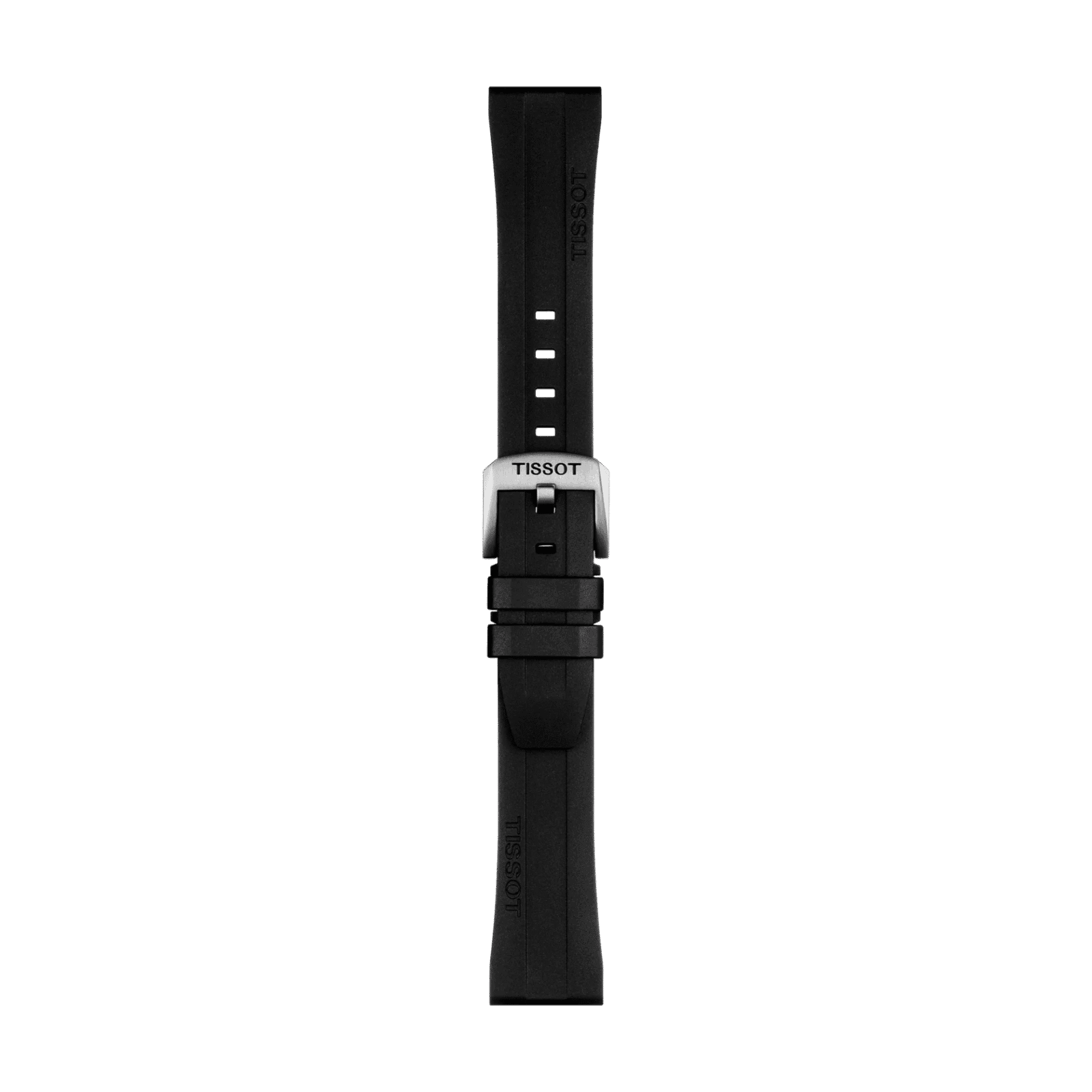 Tissot Siyah Kauçuk Kayış Boynuz Aralığı 20 mm