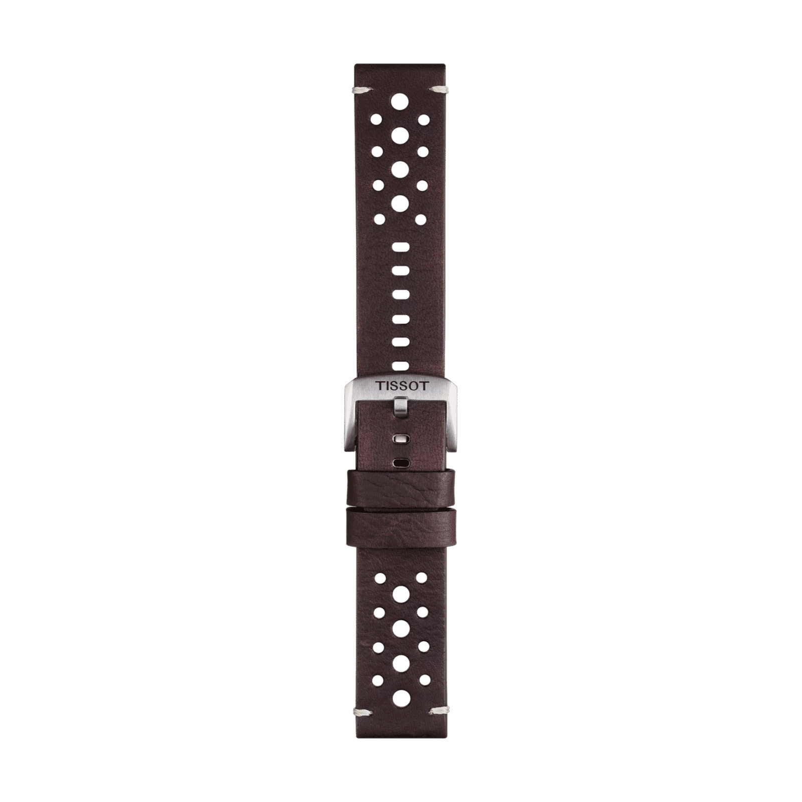 Tissot kahverengi deri kayış boynuz aralığı 22 mm