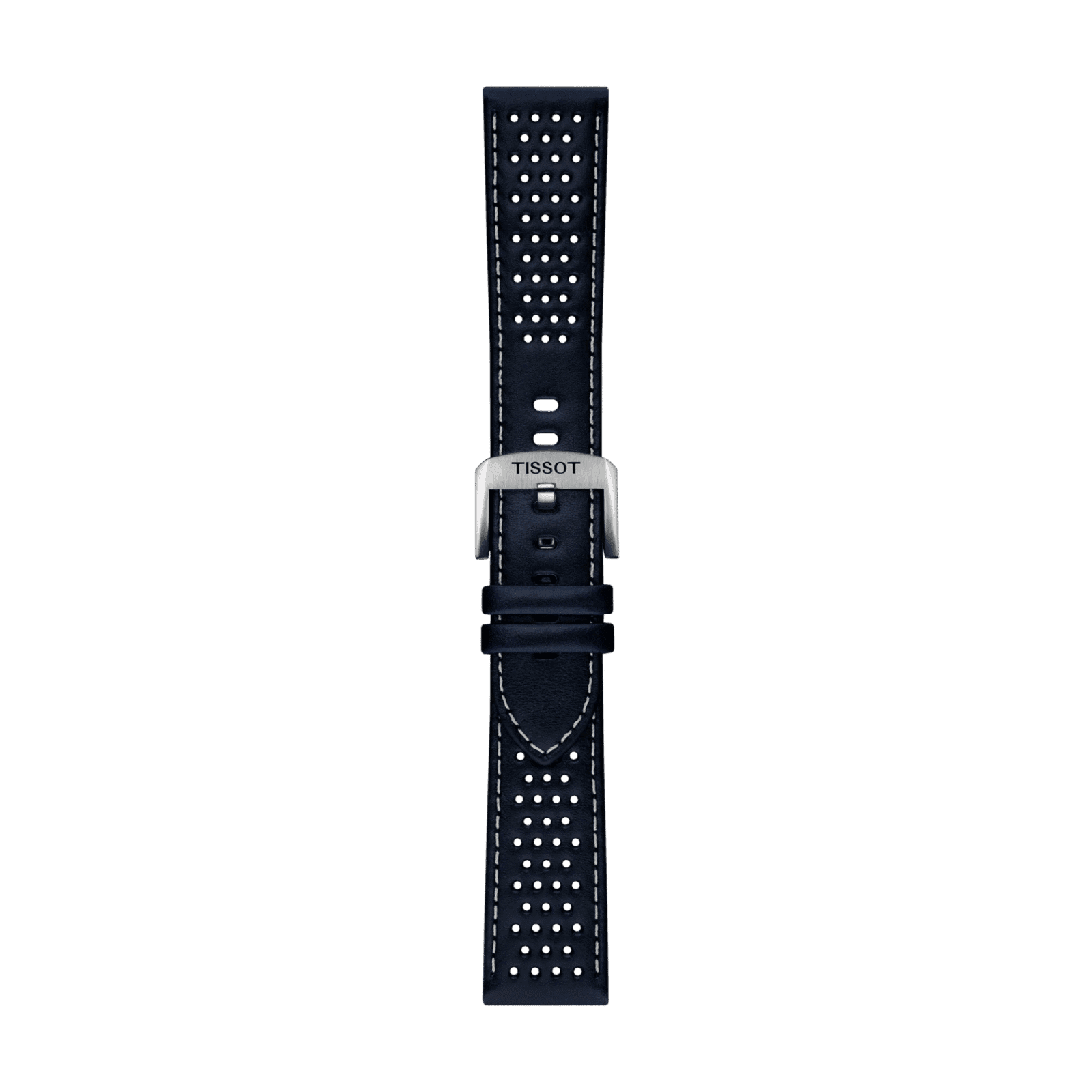 Tissot Mavi Deri Kayış Boynuz Aralığı 22 mm