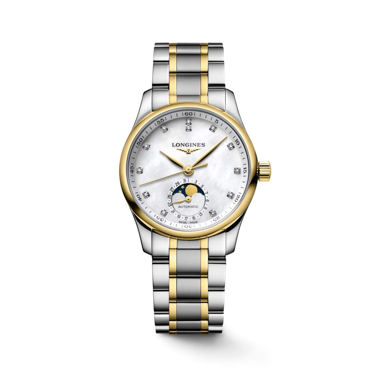 Longınes Master Collectıon Moonphase – Beyaz Sedef