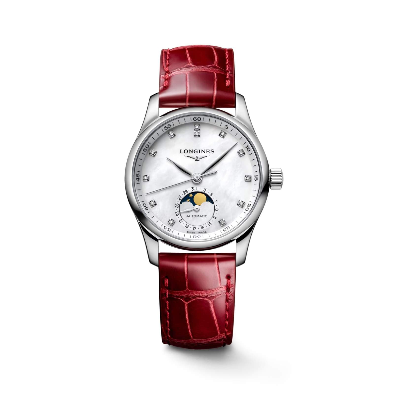 Longınes Master Collectıon Moonphase – Beyaz Sedef