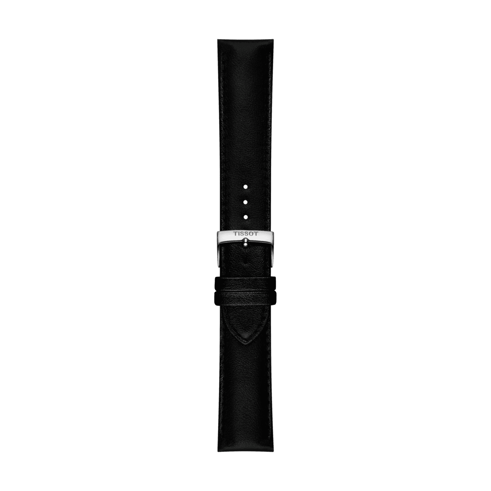 Tissot Siyah Sentetik Vegan Kayış Boynuz Aralığı 22 mm
