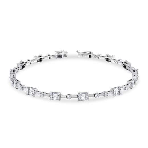 1.89 ct. Diamond Baguette Bracelet