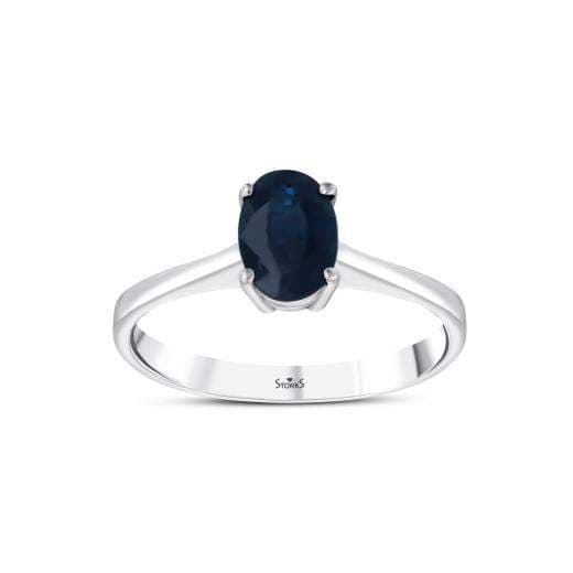 Кольцо с натуральными сапфирами · 1.06 ct