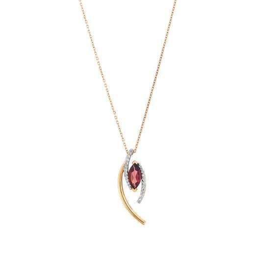 Колье с бриллиантами · 1.07 ct