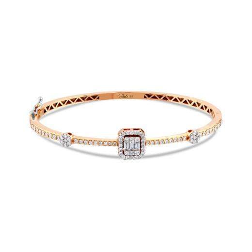 Браслет с огранкой багет и бриллиантами · 1.10 ct