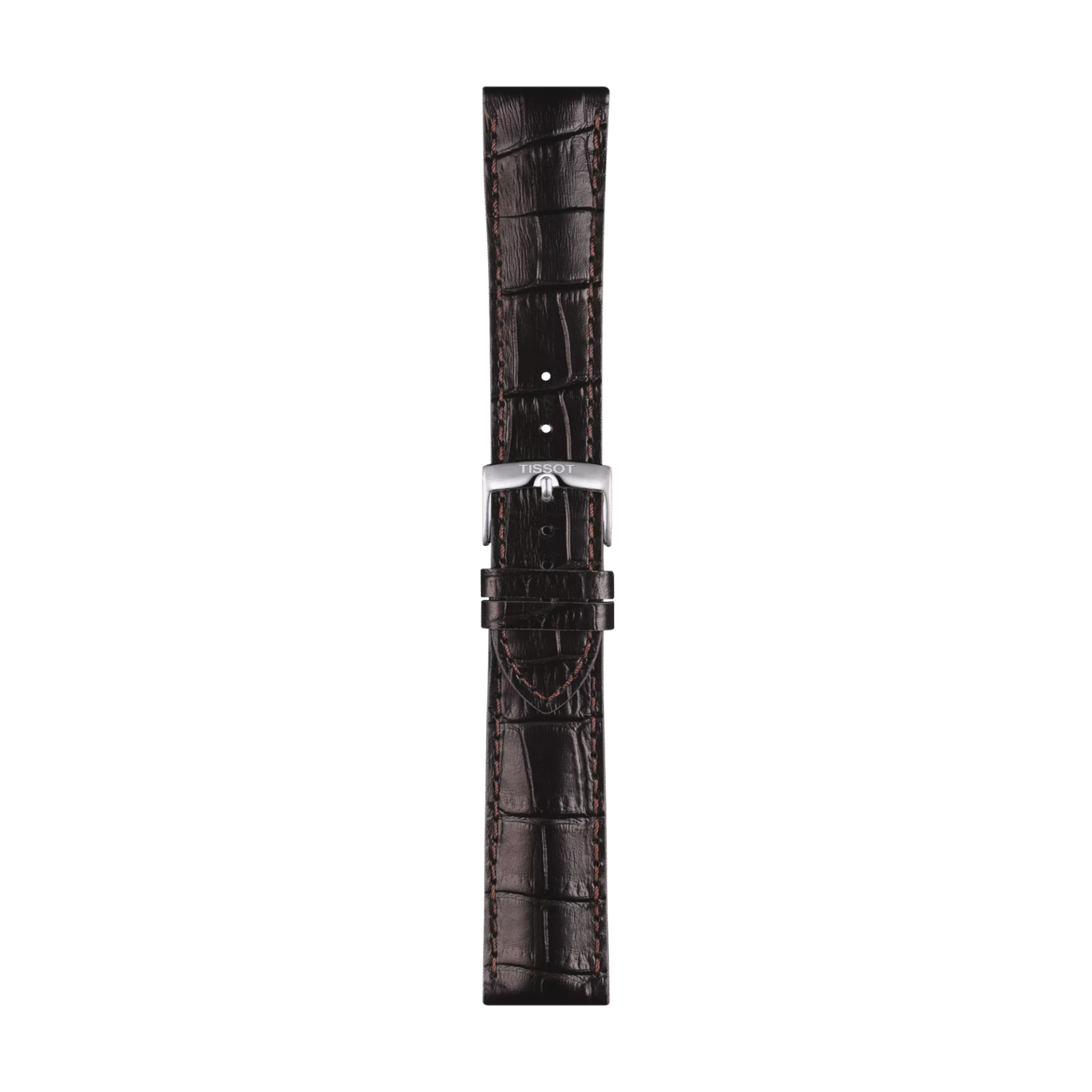 Tissot kahverengi deri kayış boynuz aralığı 22 mm