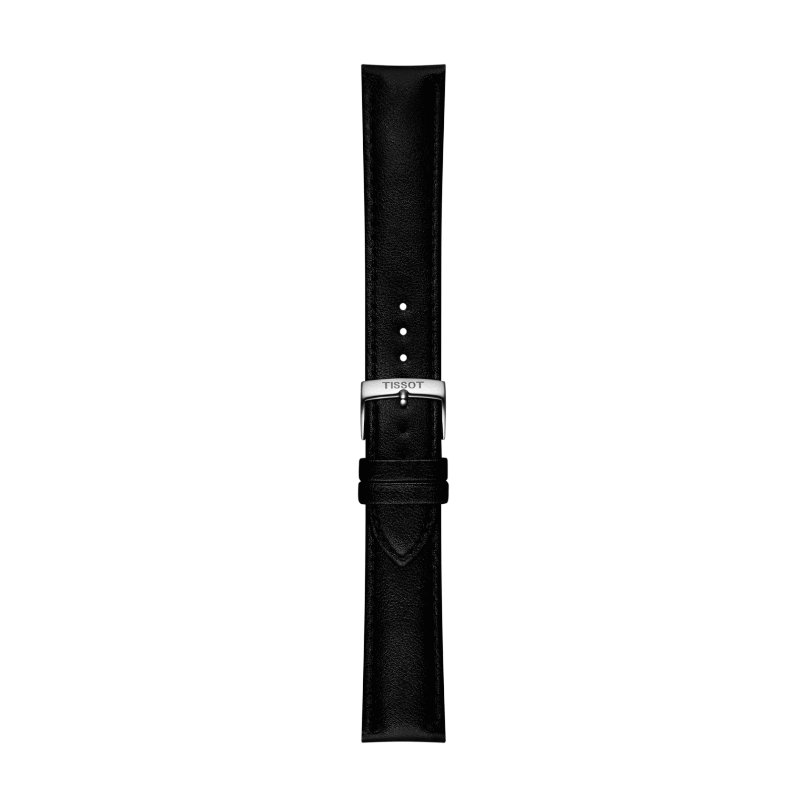 Tissot Siyah Sentetik Vegan Kayış Boynuz Aralığı 20 mm
