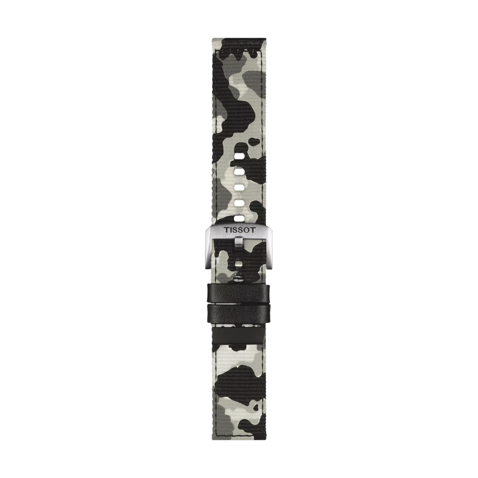 Tissot haki tekstil kayış boynuz aralığı 22 mm