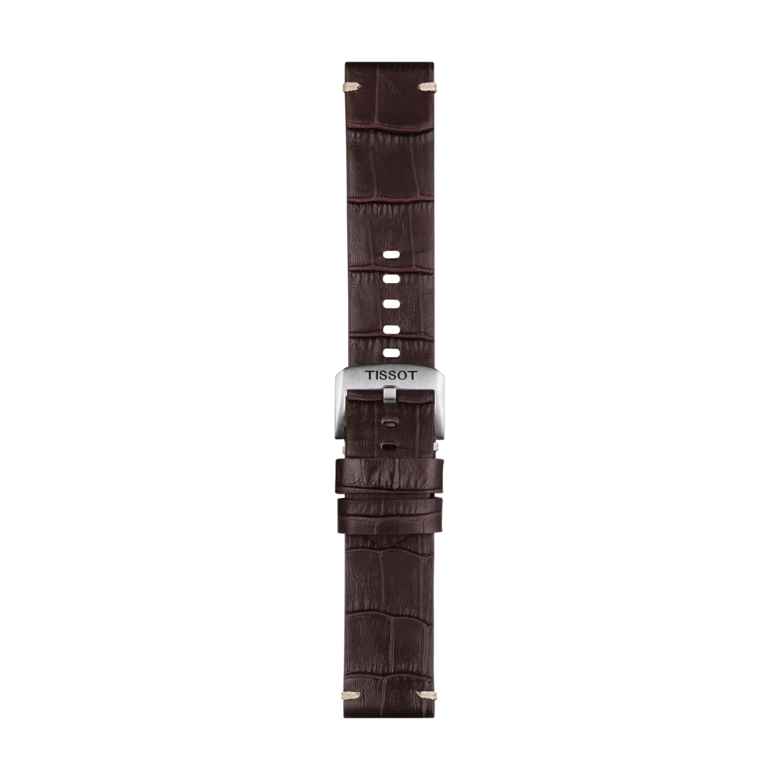 Tissot kahverengi deri kayış boynuz aralığı 22 mm