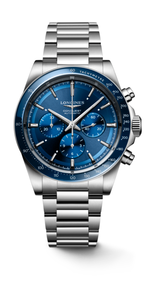 Conquest Chronograph – Mavi Gün Işını