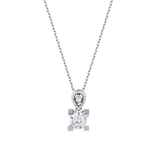 0.10 ct. Diamond Solitaire Necklace