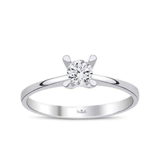 0.15 Karat Serenity Solitaire Pırlanta Yüzük