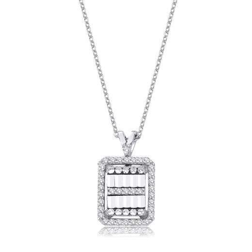 0.21 ct. Diamond Laranj Necklace