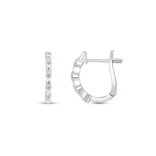 0.27 ct. Diamond Baguette Earrings