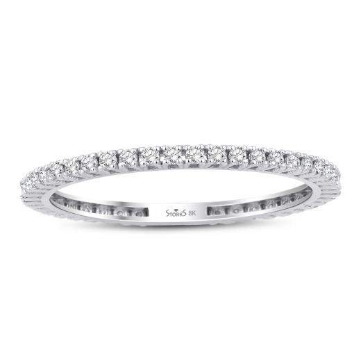 0.29 Karat Pırlanta Laranj Eternity Yüzük