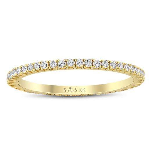 0.34 Karat Pırlanta Eternity Yüzük