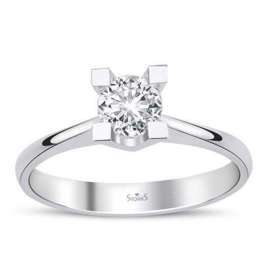 0.50 Karat Zirve Solitaire Pırlanta Yüzük