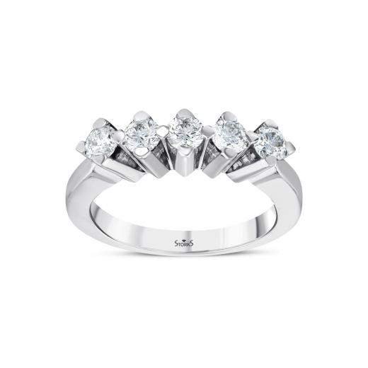 Кольцо с бриллиантами · 0.70 ct