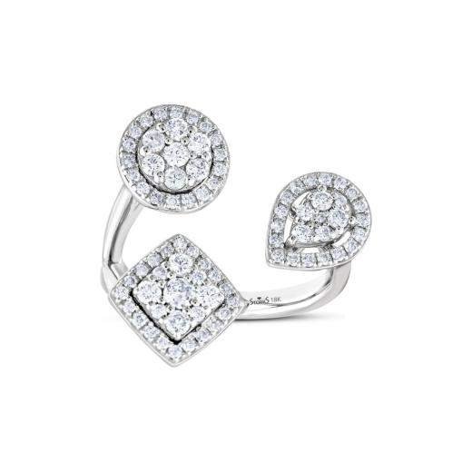 Кольцо с бриллиантами · 0.80 ct
