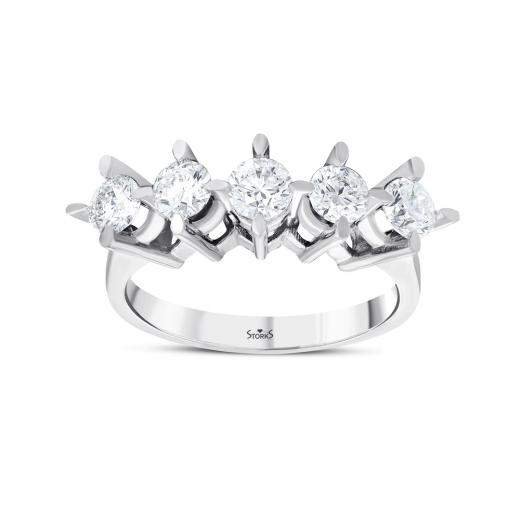 Кольцо с бриллиантами · 0.99 ct