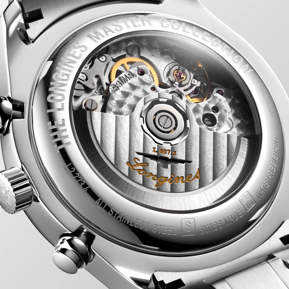 Longınes Master Collectıon Chrono Moonphase - Gümüş "Barleycorn" - Görsel 2