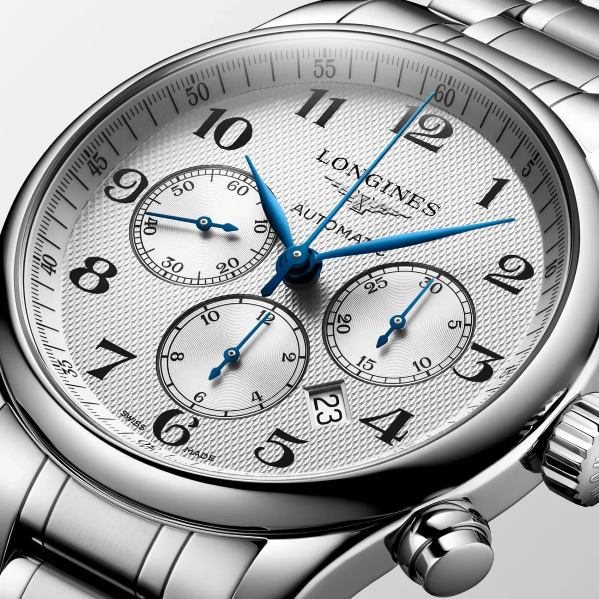 Longınes Master Collectıon Chronograph - Gümüş "Barleycorn" - Görsel 4
