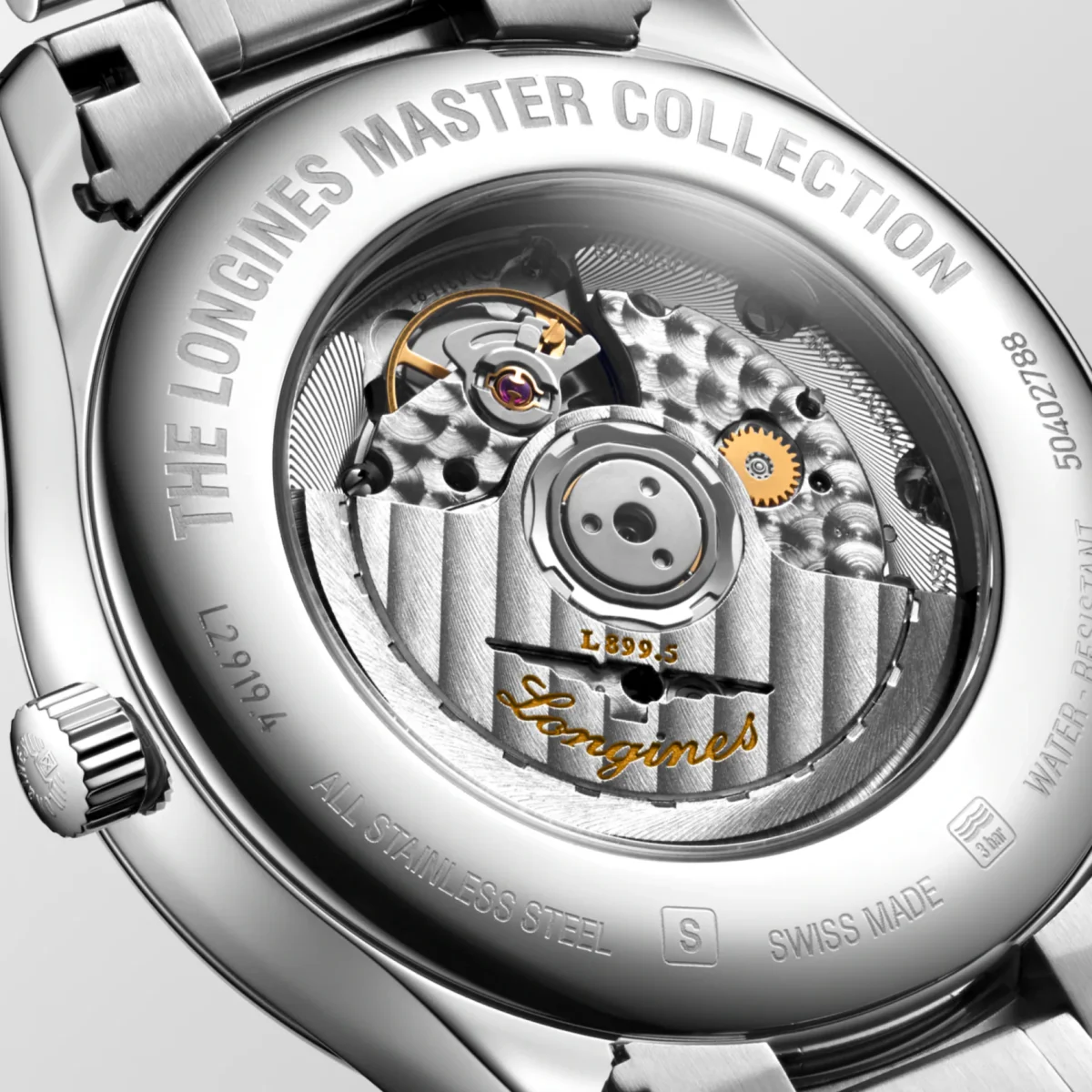 Longınes Master Collectıon Moonphase - Gümüş "Barleycorn" - Görsel 3