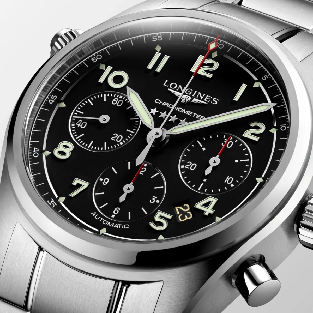 Longınes Spırıt Chronograph - Siyah Mat - Görsel 2