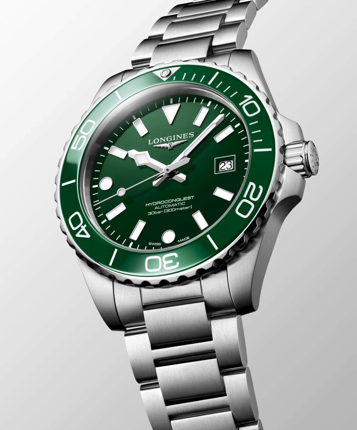 Hydroconquest Siyah 42mm - Yeşil - Görsel 3