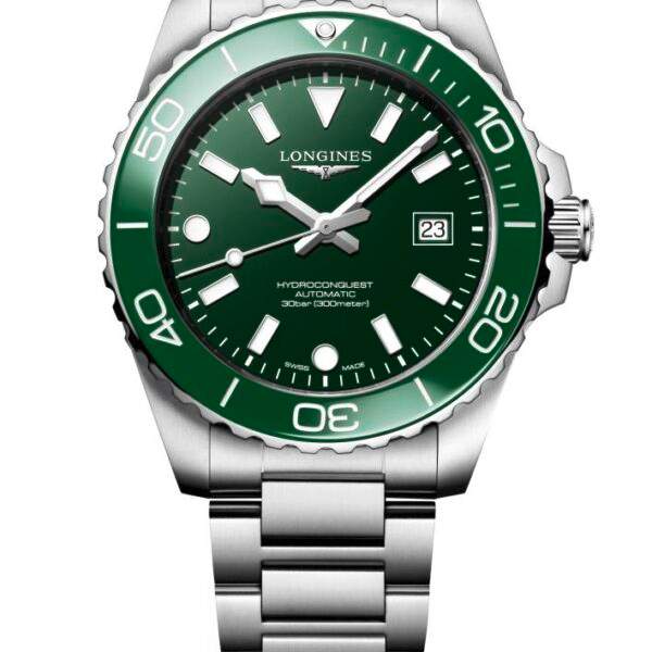 Hydroconquest Siyah 42mm - Yeşil