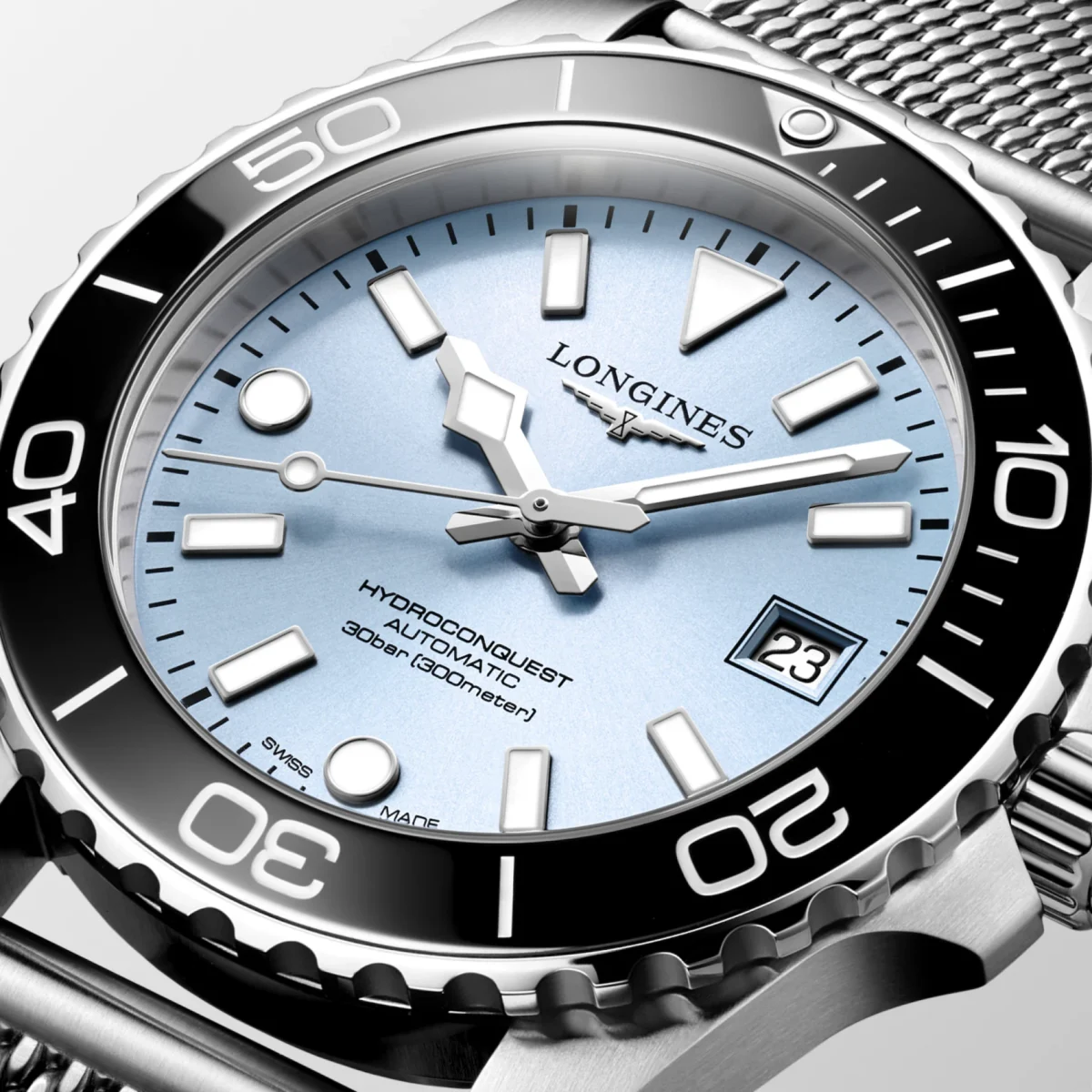 Longines HydroConquest 39mm Buz Mavisi – L3.779.4.99.6 - Görsel 4