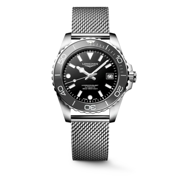 Longines HydroConquest 39 mm Siyah – L3.779.4.70.6