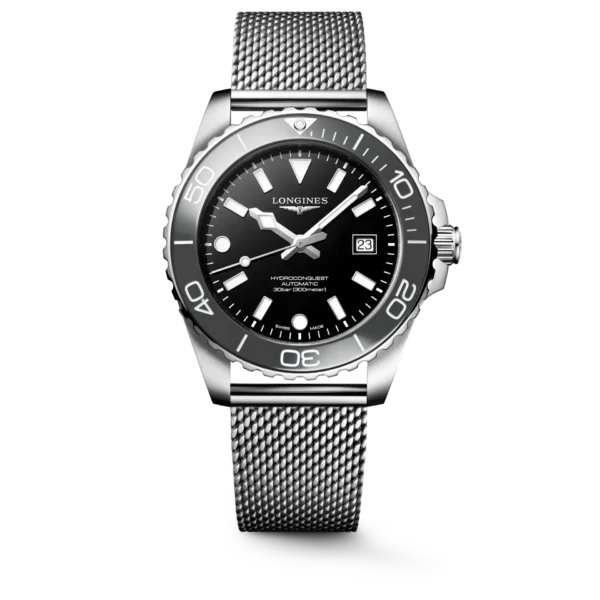 Longines HydroConquest 42 mm Siyah – L3.788.4.70.6